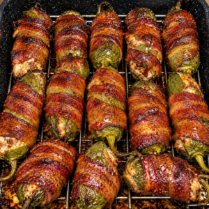 Smoked bacon-wrapped Texas Twinkies stuffed with brisket and cream cheese – Chris & Ana’s Smokehouse