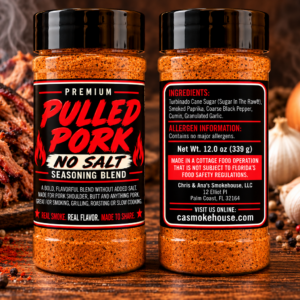 Pulled Pork Seasoning — No Salt Added