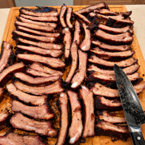 Chris & Ana's Smokehouse St. Louis-style smoked pork ribs